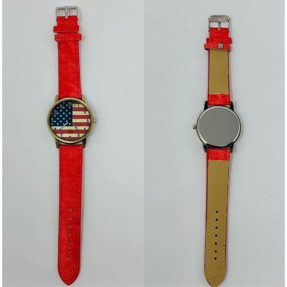 NEW American Flag Watch wristwatch NIP New in Package Makes a Great Gift! - Picture 3 of 6